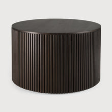 Load image into Gallery viewer, Mahogany Dark Brown Round Coffee Table