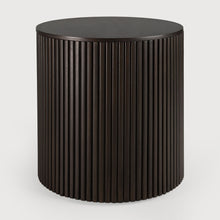 Load image into Gallery viewer, Mahogany Dark Brown Round Side Table