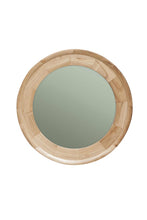 Load image into Gallery viewer, Round Wooden Mirror