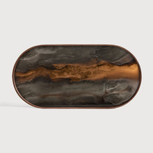 Load image into Gallery viewer, Bronze Organic Glass Tray